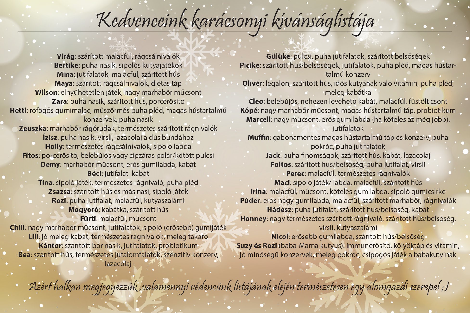 Karácsonyi kívánságkista